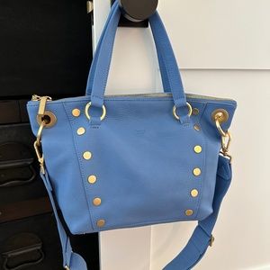 Hammitt Los Angeles Daniel medium size Skylight Blue crossbody